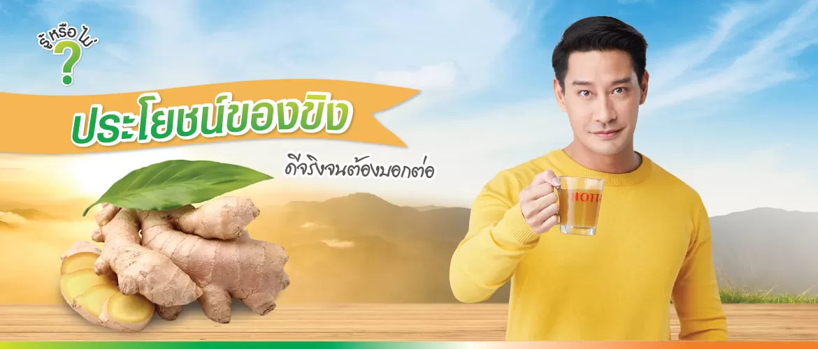 ประโยชน์ของขิง ดีจริงจนต้องบอกต่อ