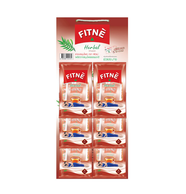 FITNE' Herbal Tea Original Flavored 2 g.x4 Sachets (6 Packs)