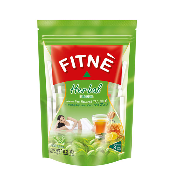FITNE' Herbal Tea Green Tea Flavored 2.35g.x8 Sachets
